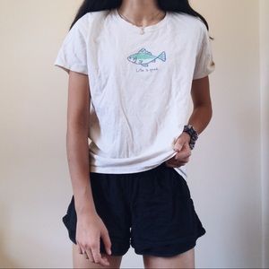 Life is Good Fish Tee